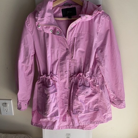 J. Crew Jackets & Blazers - XS J. Crew raincoat (peony)